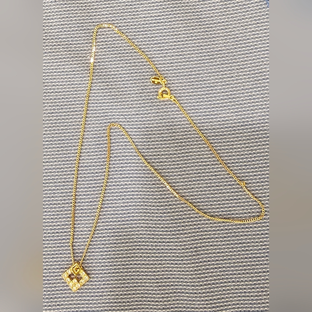 Givenchy Gold Pendant Necklace